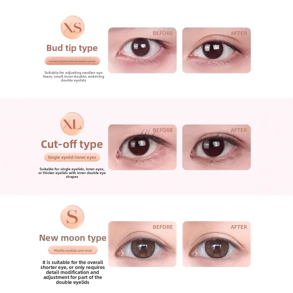 AKF Double Eyelid Patch,ที่มองไม่เห็น,ธรรมชาติ,ไม่มีร่องรอย,ทนทานเครื่องมือแต่งหน้าเปลือกตาเทปEyelid Lifter Strips EyelidTaping