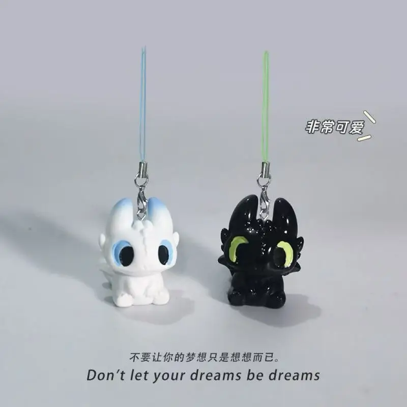 Llavero de Figura de Cómo Entrenar a tu Dragón, Desdentado, Muñeco de Anime de Dibujos Animados, Decoración, Pequeño Adorno, Accesorios para Bolsos, Juguetes, Regalos