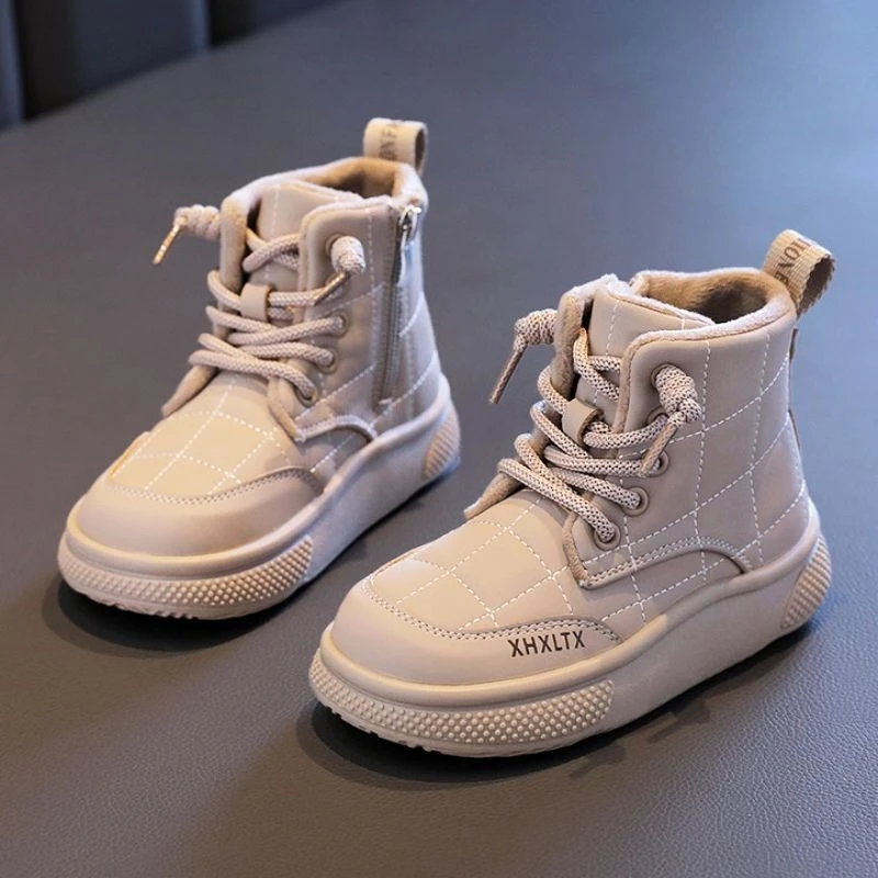 2026 أطفال أحذية الشتاء الدافئة صوف مبطن الثلوج أحذية للبنين بنات قصيرة منتصف العجل أحذية الخريف الشتاء وصول جديد #6