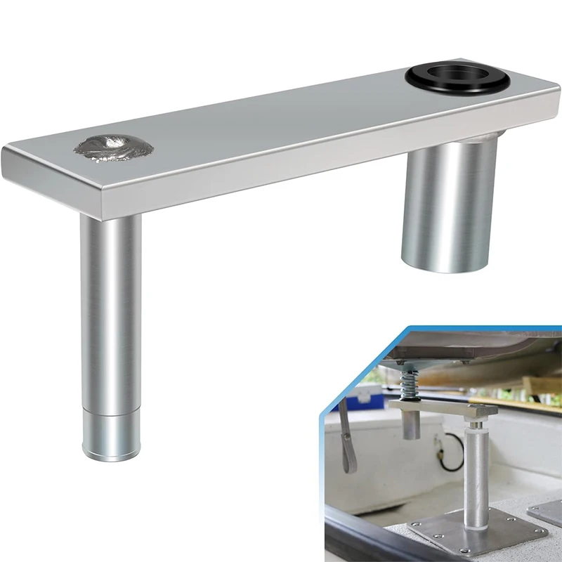 360° Rotation Offset Boat Seat Pedestal Mount 7062-3, Heavy-Duty Adjustable Marine Seat Pedestal for Boat Cabin Seating