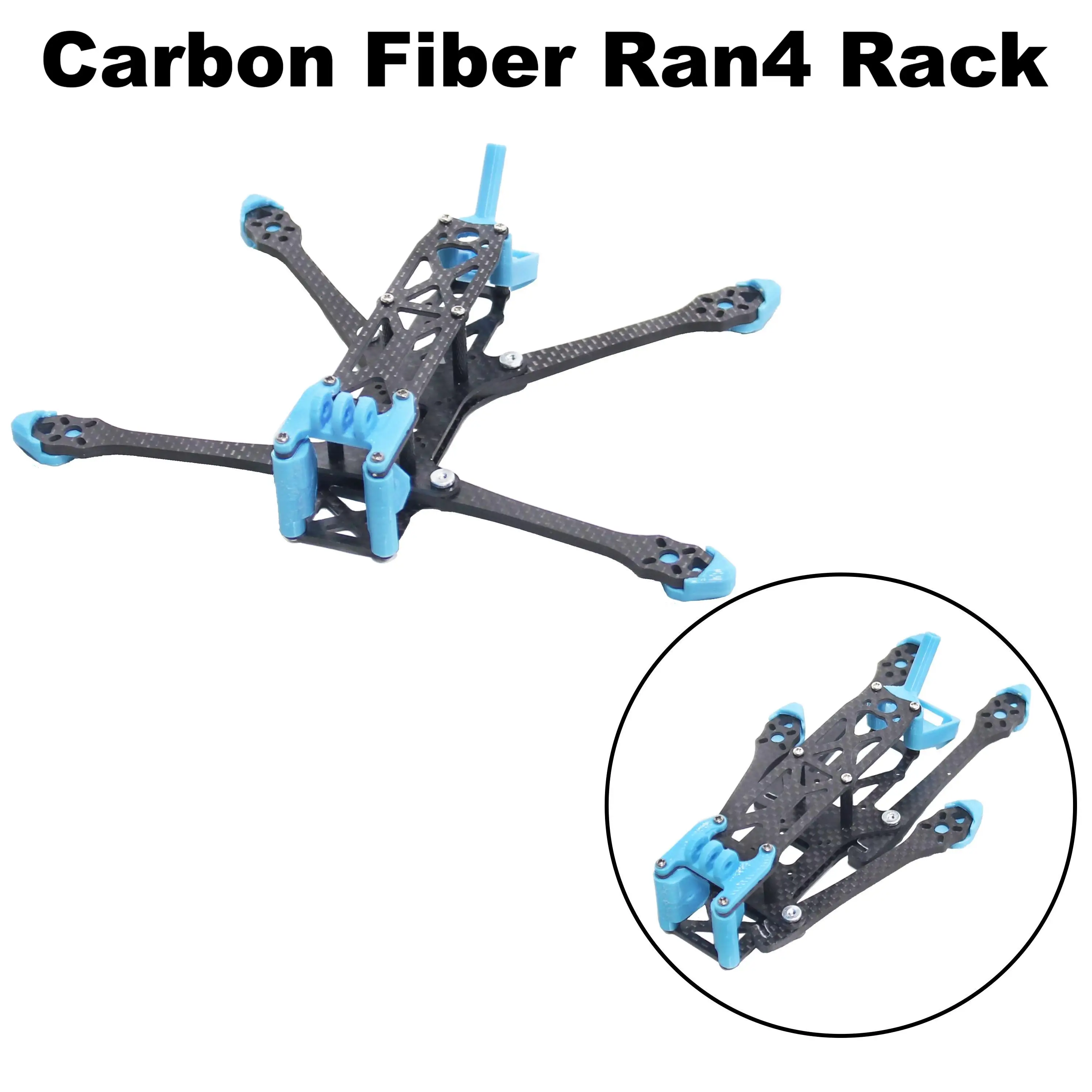 B-CUBE Ran4 4inch FPV Drone Frame Kit Carbon Fiber Racing Drone Quadcopter INAV Beatflight F722 F745 Ardupilot Flight Control