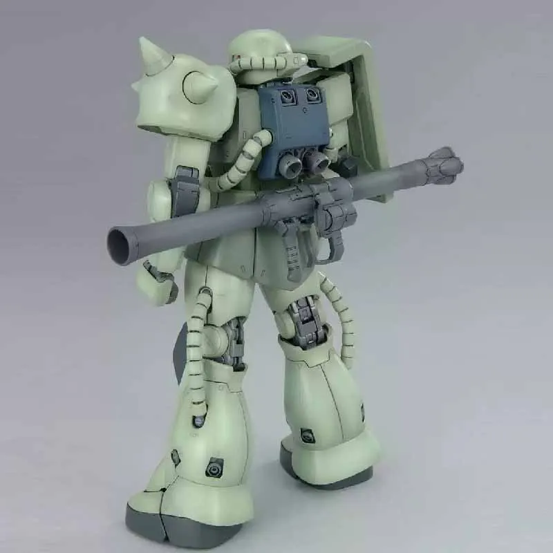 Bandai Original GUNDAM MG Series MS-06F ZAKU Anime Action Figure Assembly Model Toys Collectible Model Ornaments Gifts