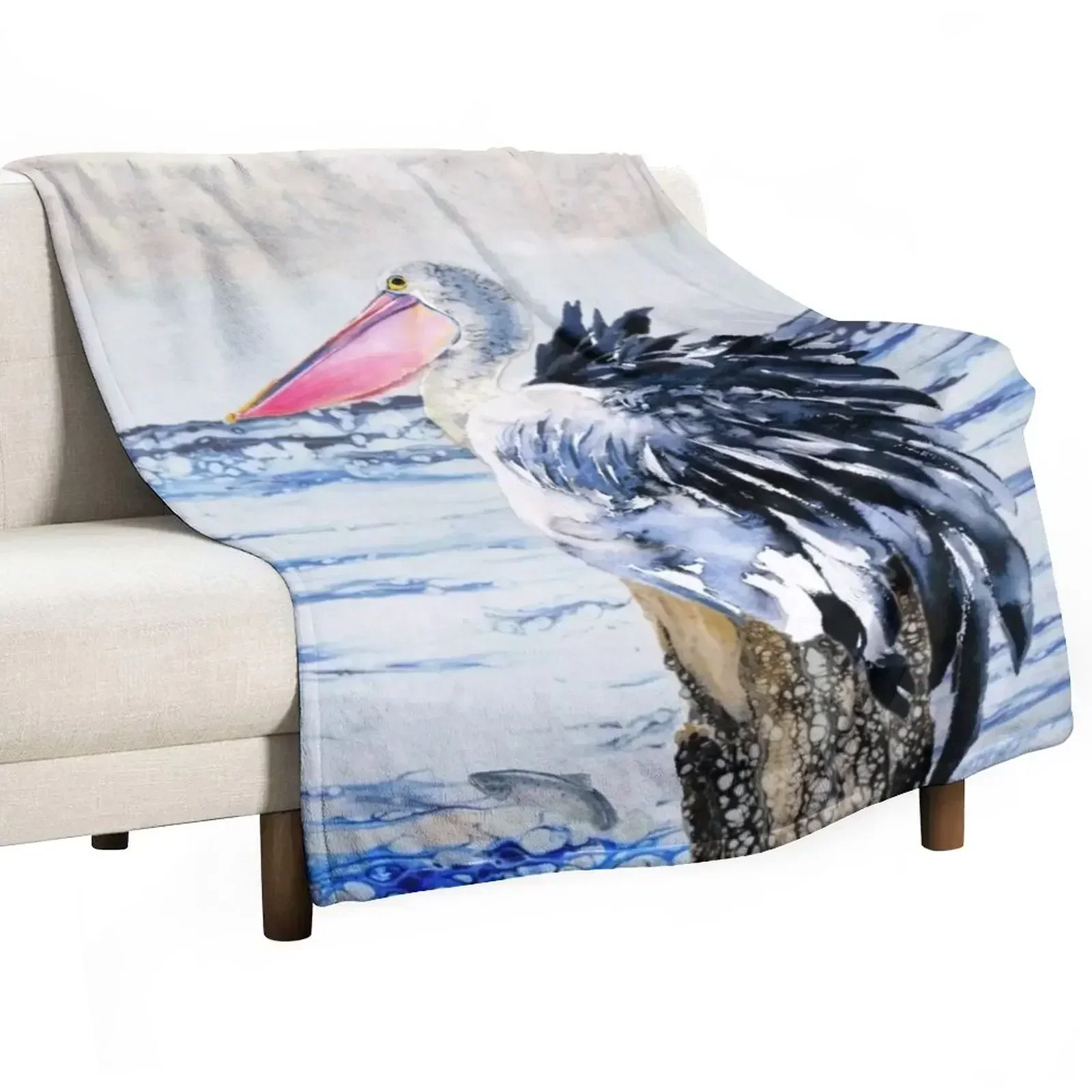 

Pelican's Hope Throw Blanket Personalized Gift Camping Blankets