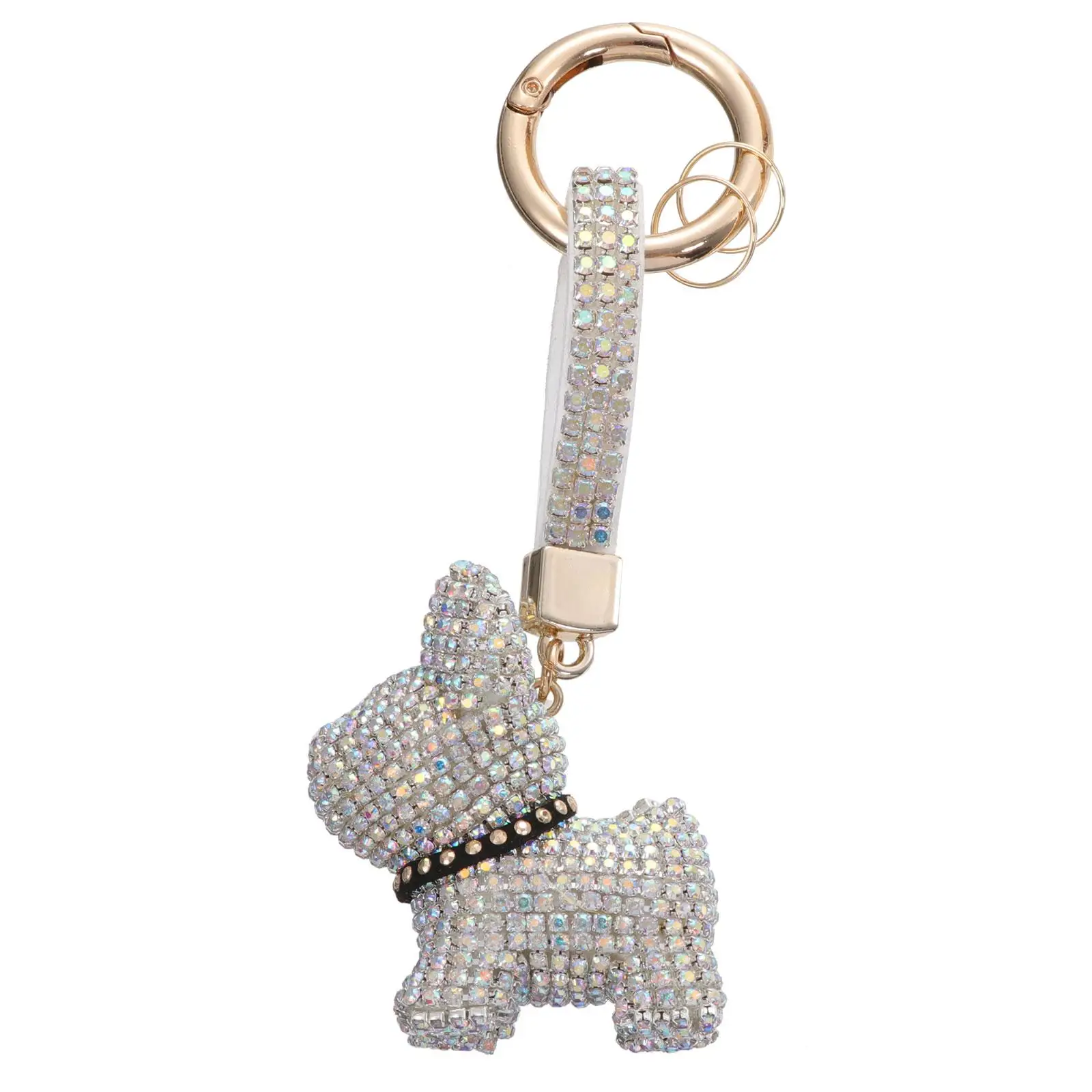 

Fighting Dog Dress French Bldog Keychain Cute Accessories Novelty Christmas Decor