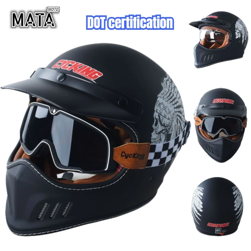 

DOT Certification Cycking Motorcycle Helmet Anti-Glare Road Riding Capacetes Moto Travel Cascos Men Women for HARLEY
