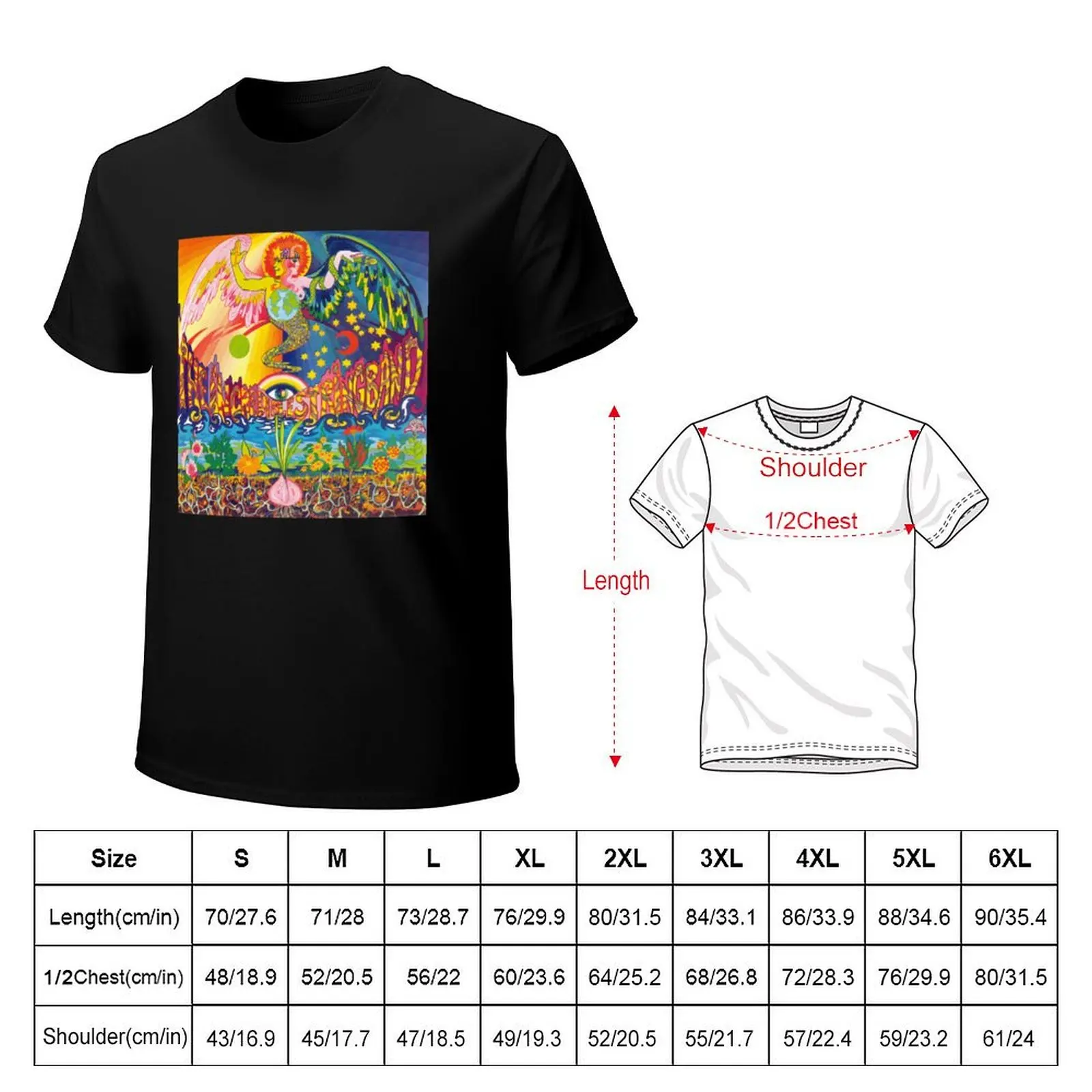 The Incredible String Band Album 5000 Spirits T-Shirt street wear Aesthetic clothing sports fans black t-shirts for men