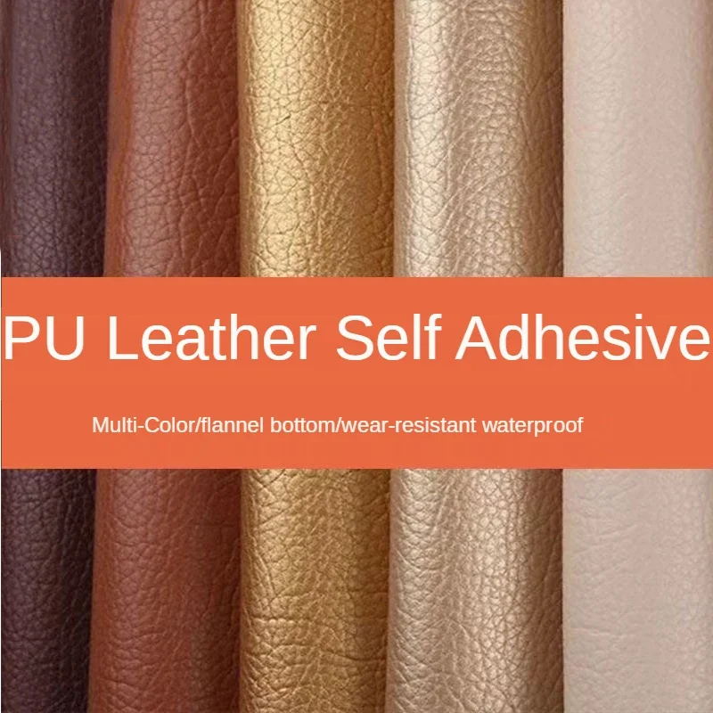 50x137cm Self Adhesive PU Leather Repair Fix Patches Repairing Subsidies Stick-on Sofa Leather Fabric Sticker Patch Scrapbook