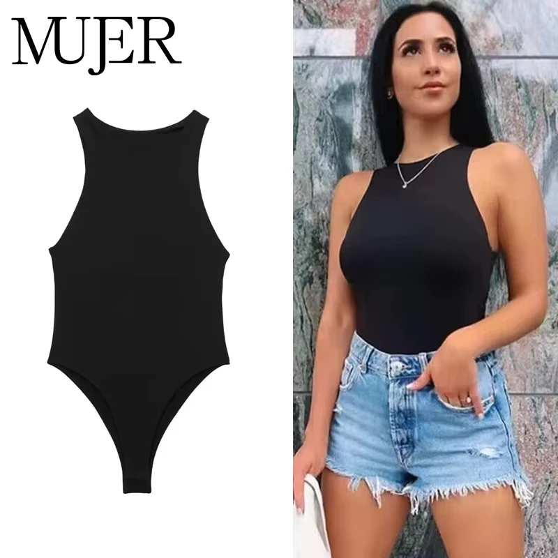 MUJER Black Sexy Bodysuit Women White Transparent Bodys for Women Summer Bustier Mesh Bodysuits Woman Sexy Lingerie Body Suits