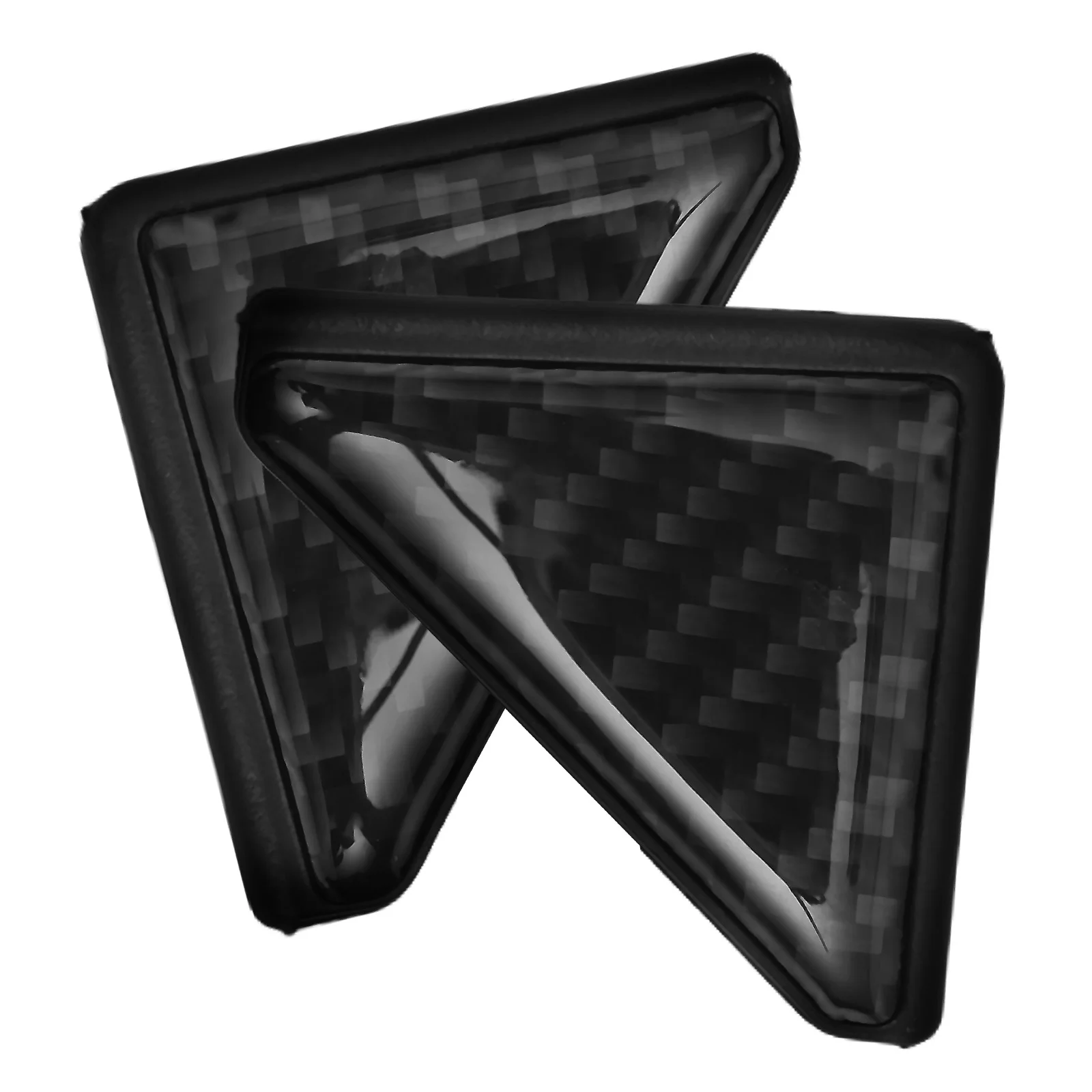 

2Pcs Carbon Fiber Door Corner Protector Anticollision Edge Guard Easy Installation Durable Lightweight Universal Fit Car