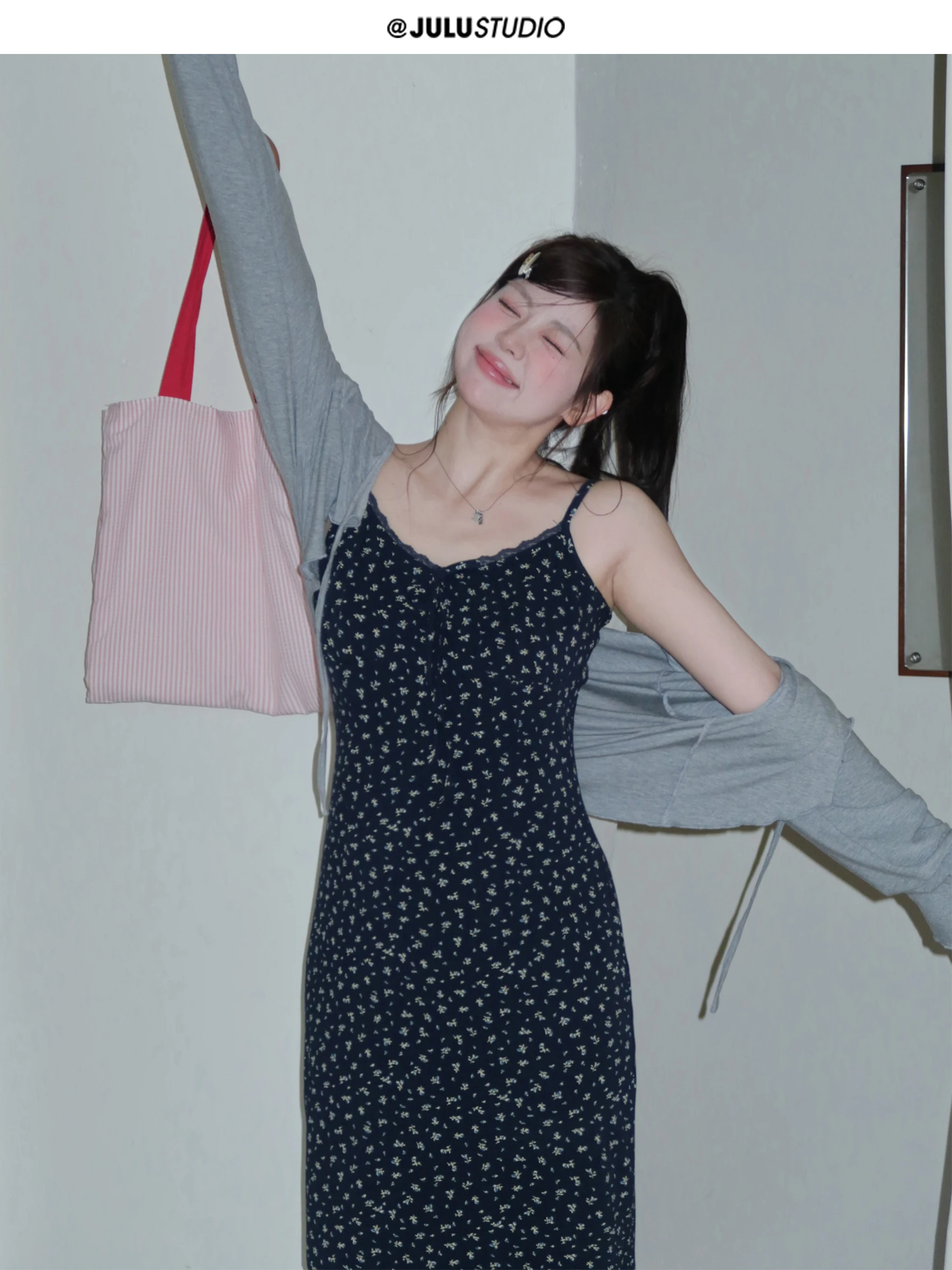 

Juu Studio ternoon Lazy Sp, большие размеры, утягивающий ремень с цветочным принтом, длинный Dr, большой размер, Dr, женская мода, лето