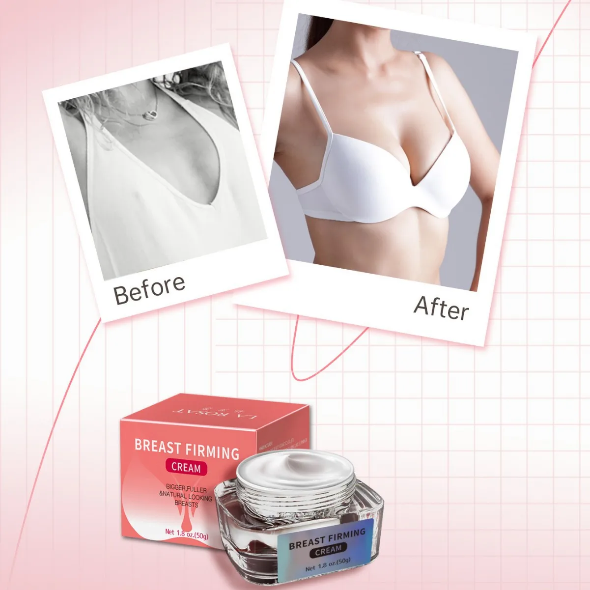 BREAST ENLARGEMENT Body Cream Fast Growth Boobs Enlargement Body Oil PUERARIA MIRIFICA CREAM
