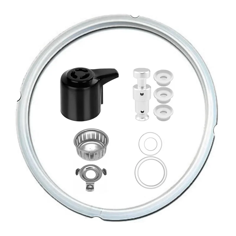 AT51-Replacement Parts Kit Including Steam Release Handle Seal, Steam Release Valve And Float Valve Seal, Anti-Clog Guard