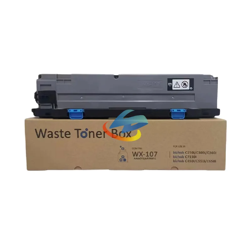 1PCS WX-107 Waste Toner Box Compatible for Konica Minolta Bizhub C250i C300i C360i C7130i C450i C550i C650i Waste Toner Bottle