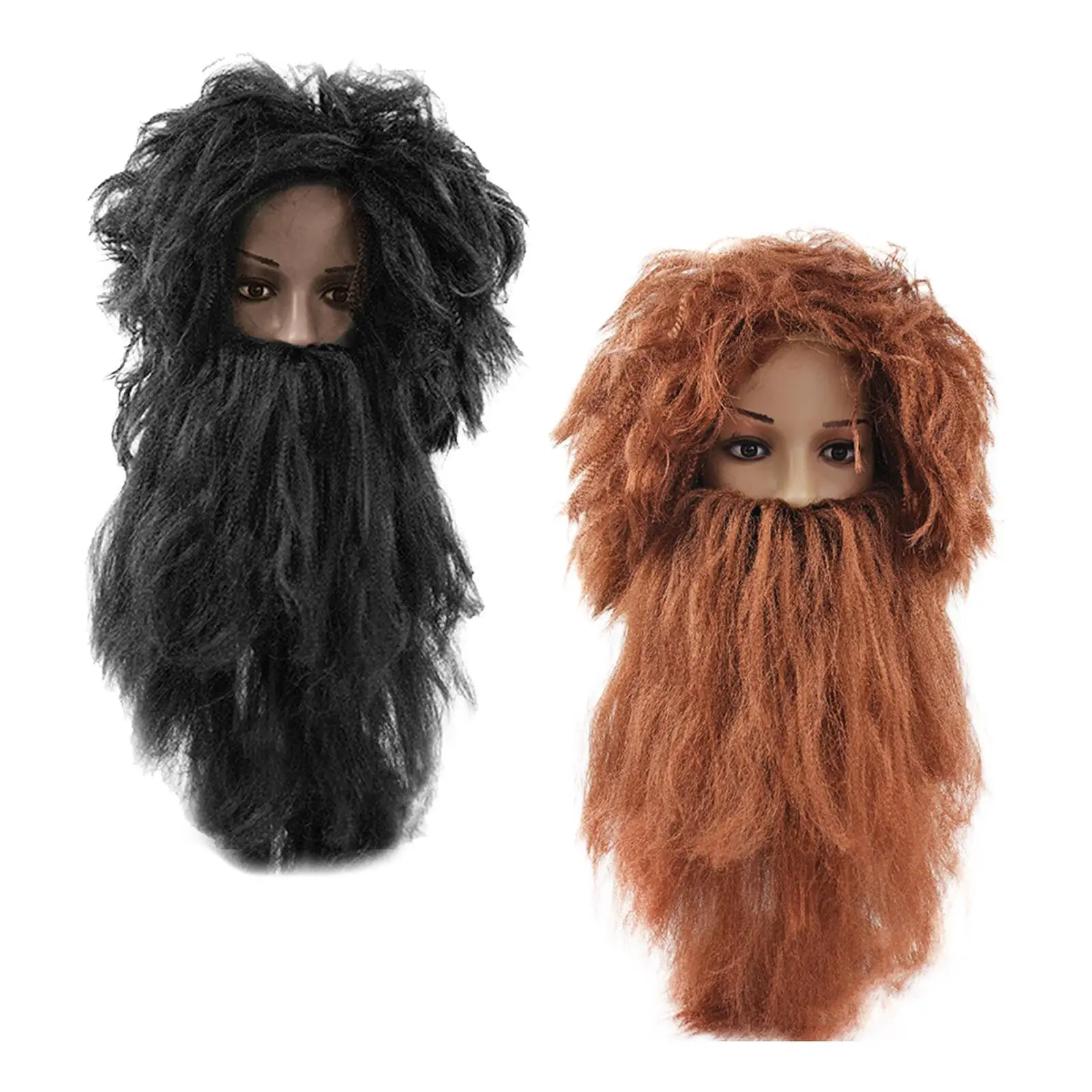 Beard and Hair Set Fancy Dress False Beards for Cosplay Accessories Party Favors