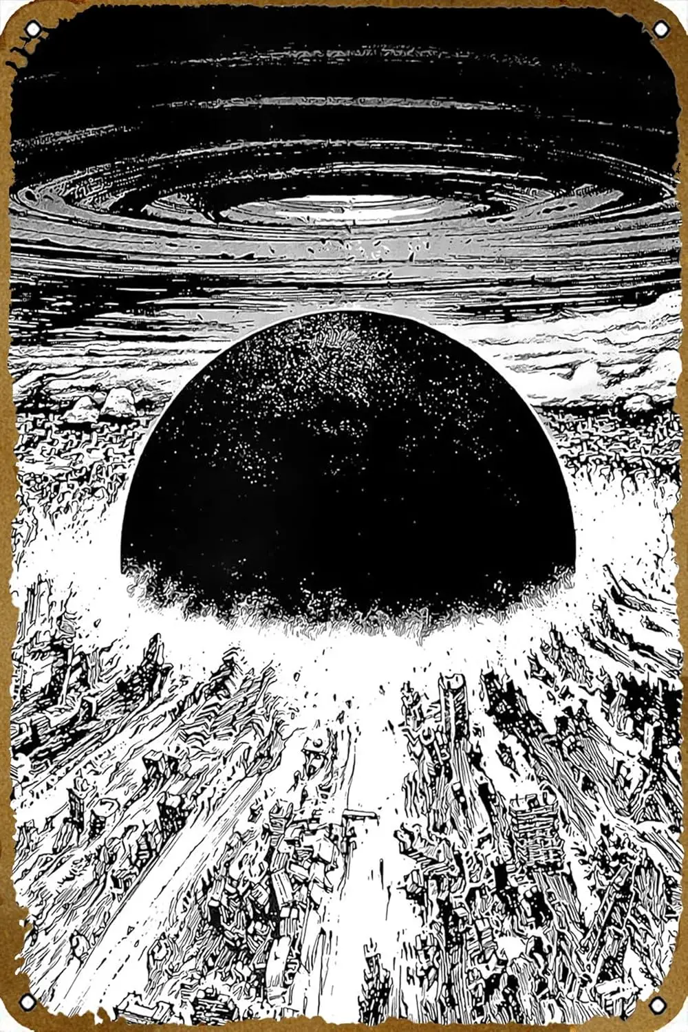 Akira Anime Oil Painting Game Poster Metal Tin Sign Gift For Game Gamer 12 x 8 Inch 1pc sign sign