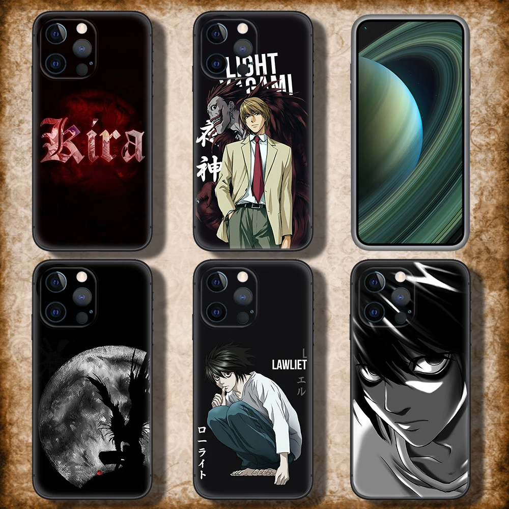 Anime Death Note L Lawliet Soft Case for Redmi Note 11 11S 10 10T 10 Pro Max 10S 9T 9 9S 8 8T 7 Xiaomi Mi 11 11I 12 12X