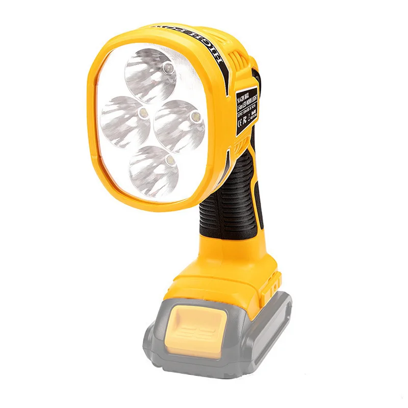 

3W/12W 18V LED Lamp Flashlight For Dewalt DCB140 DCB200(NO Battery,NO Charger)Lithium Battery USB Outdoor Tools Work Light