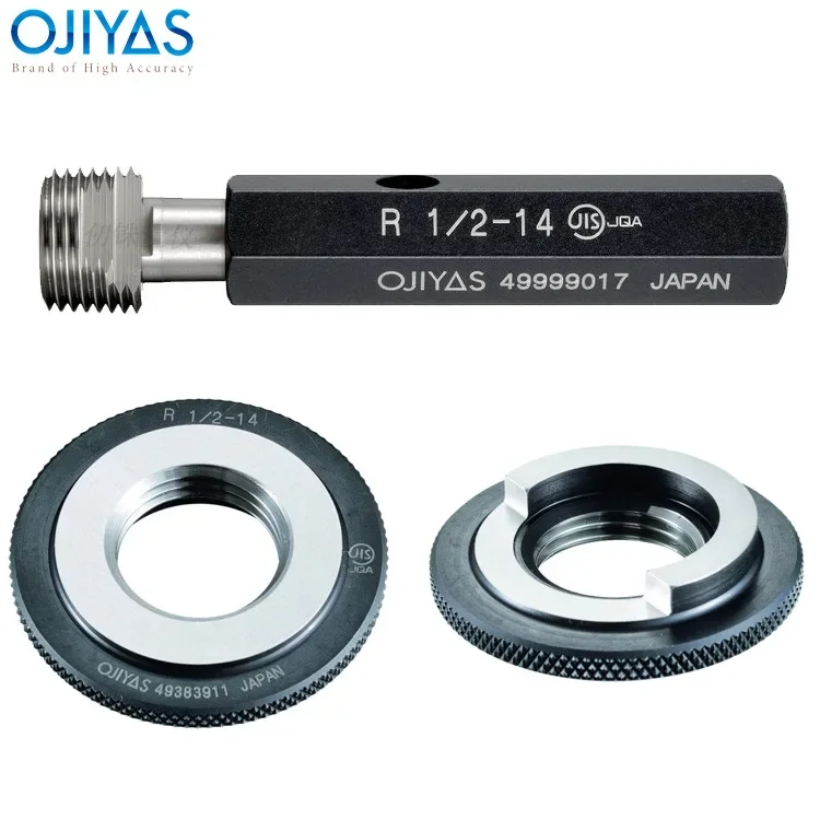 Sealing Pipe Thread Inspection Gauge R 1/16-28 Precision Thread Tooth Gauge R1-11 Plug Gauge Ring Gauge Tools