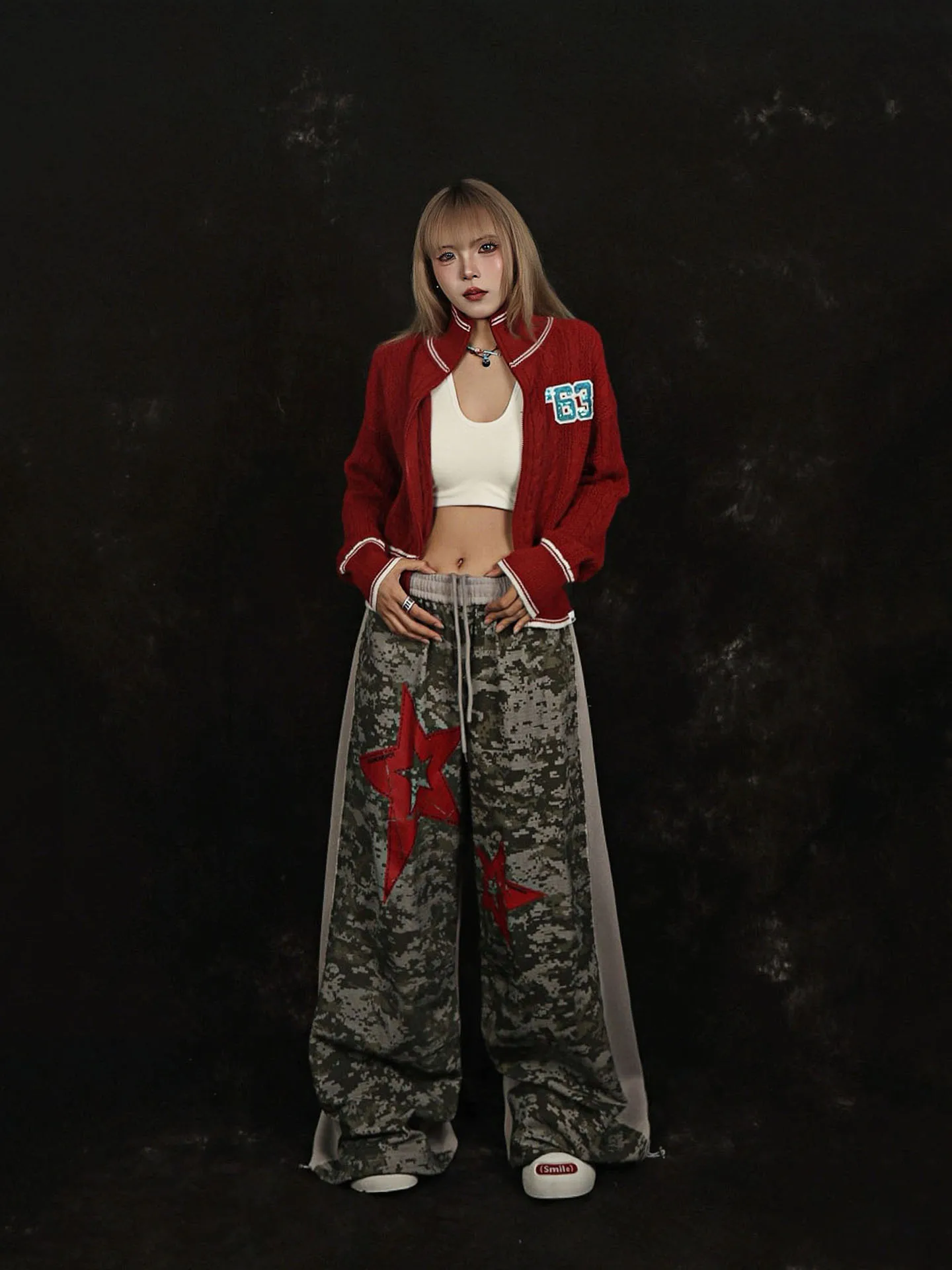 

NNK Американский ретро-кардиган в университетском стиле, вязаный, открытый, свободный, повседневный, укороченный, верхняя одежда, модный, осенний, уличный стиль