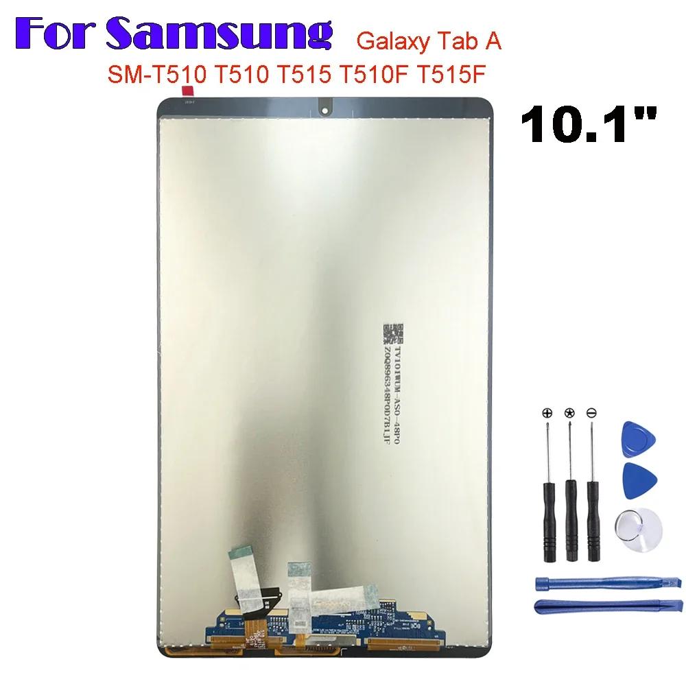 

New For Samsung Galaxy Tab A 10.1" SM-T510 SM-T515 T510 T515 T510F T515F T517 LCD Display Touch Screen Digitizer Glass Assembly