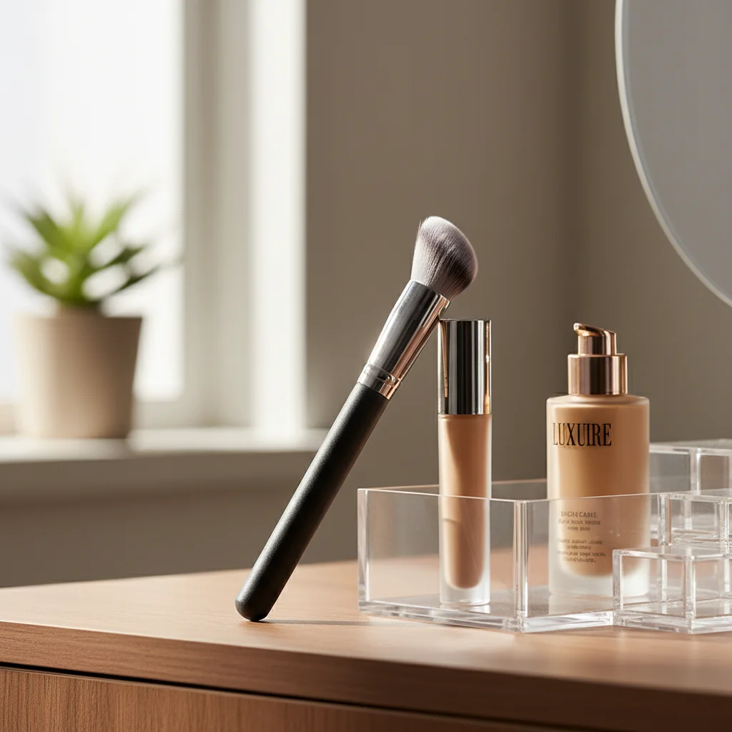 270 Slanted Top Makeup Brush For Concealer And Contour Soft Face Blending Brush Professional Beauty Cosmetic Accessory For Begin