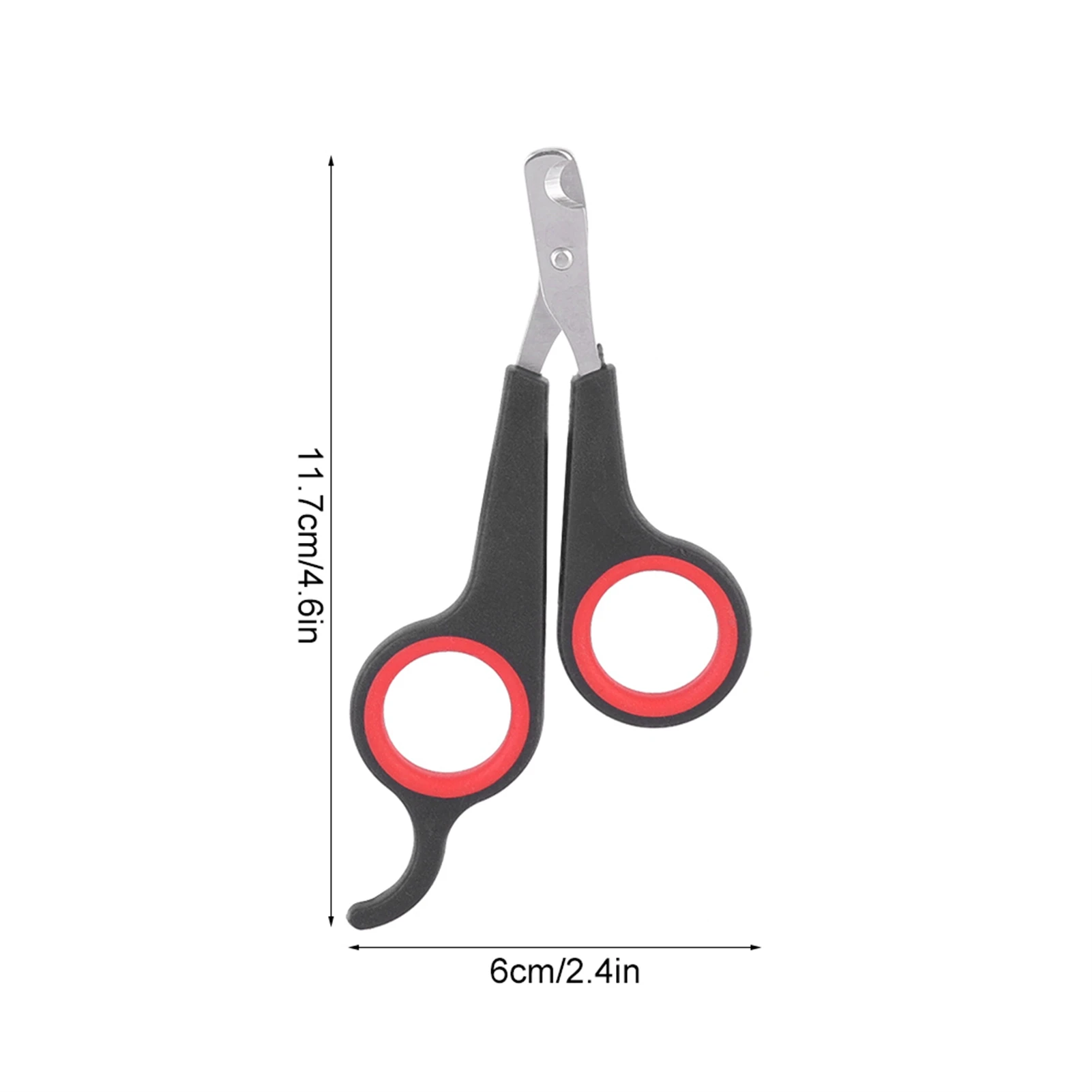 Animal Nail Scissors Pet Bird Parrot Small Animals Accessory Grooming Tool Nail Scissors Clipper Black and Red Bird Nail Clipper