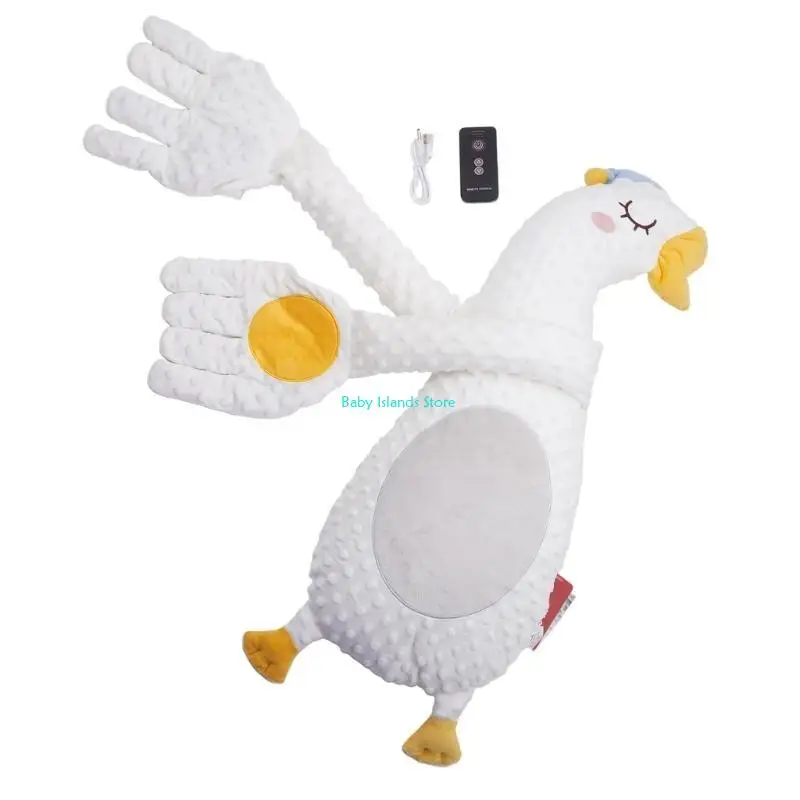 K92D وسادة مهدئة للوقاية من الدهشة لحديثي الولادة، لعبة دمية على شكل حيوان كرتوني جميل لحديثي الولادة من أجل نوم مريح #2