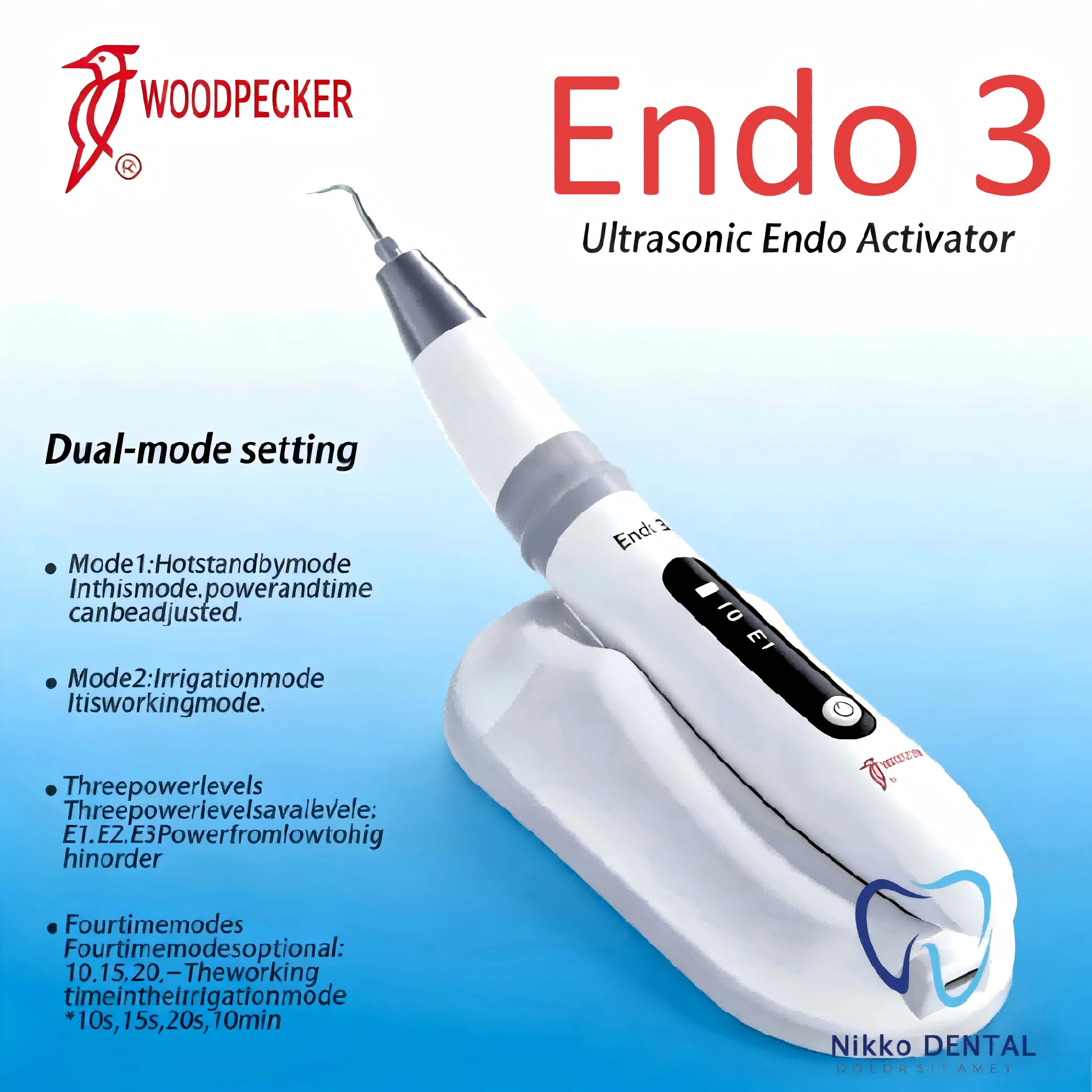 Woodpecker ultraschall aktivator Activator Ultrasonic Irrigator with Hot Standby and Irrigation Mode Dentistry Instrument