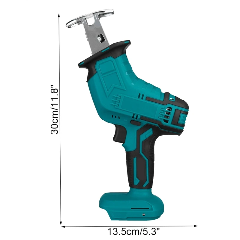 Cordless Electric Reciprocating Saw Variable Speed Metal Wood Cutting Tool Electric Saw for 18V Battery-ABLL
