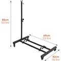Movable bike rack