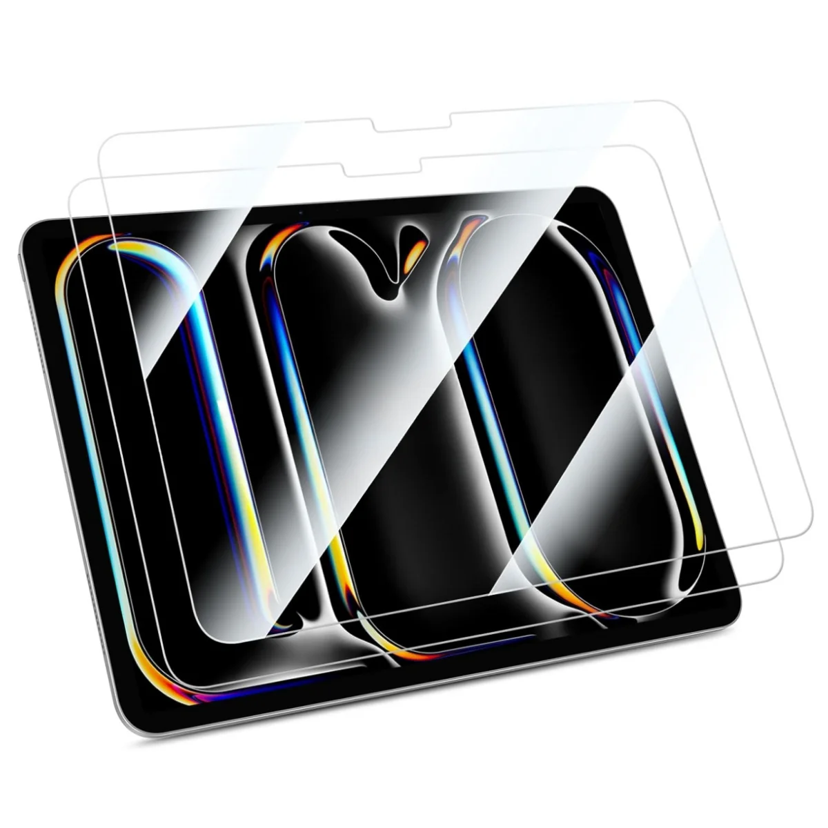 2 Pack Screen Protector for IPad Air 13 Inch M2 2024 Tempered Glass Film Scratch Resistant HD Clear for IPad Pro 13 Inch M4 7th