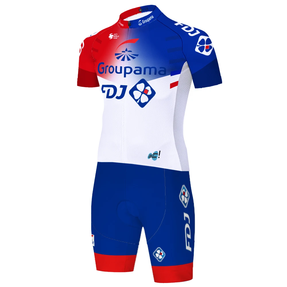 2026 FDJ ciclismo jersey HOMBRE ciclismo skinsuit spandex bicicleta mono triatlón trajes hombres completo ciclismo estivo 2025