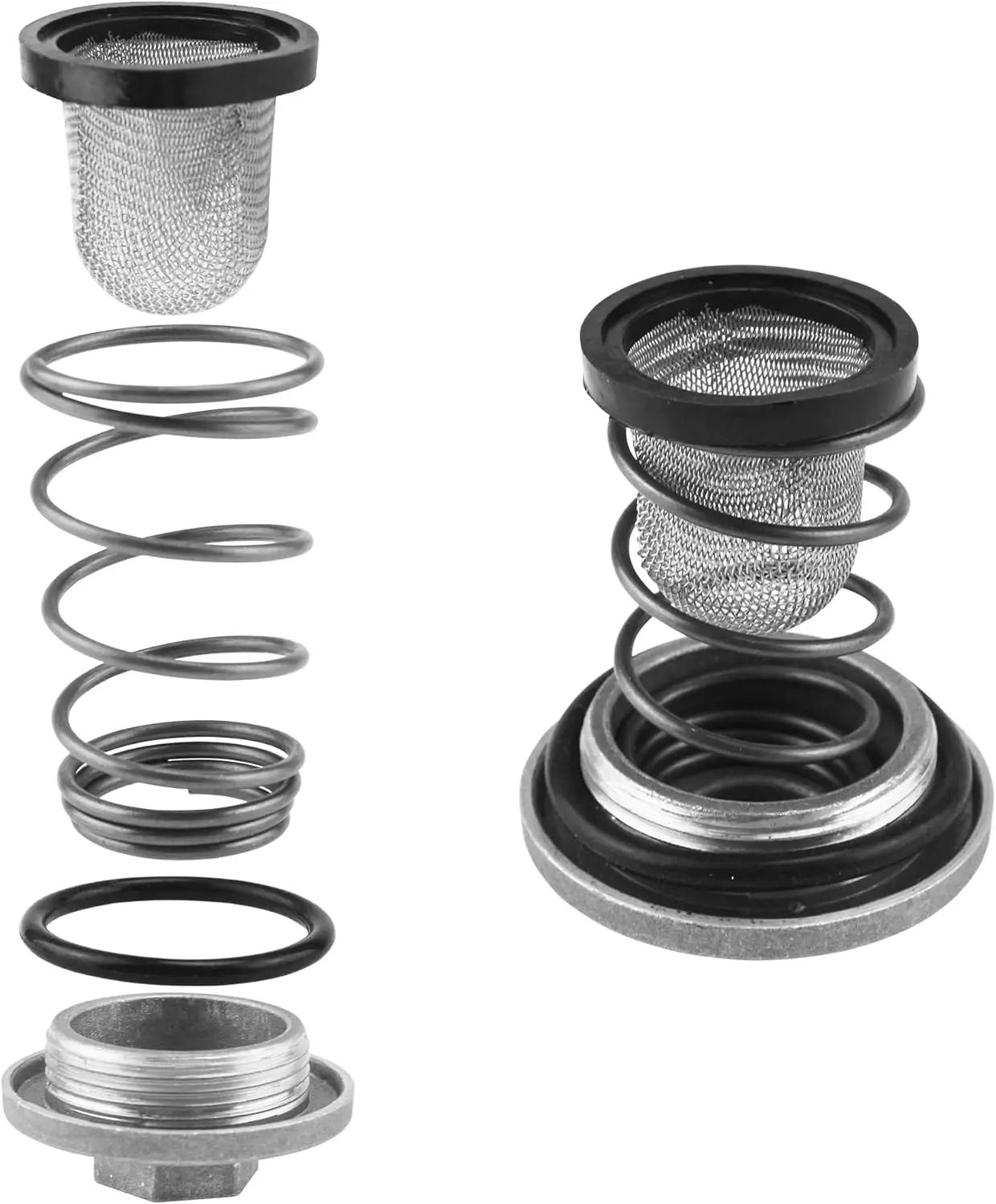 GY6 50cc 125cc 150cc Oil Drain Plug & Cap Filters Set Fit for Chinese Scooter Moped Baja Jonway Benzhou Taotao etc