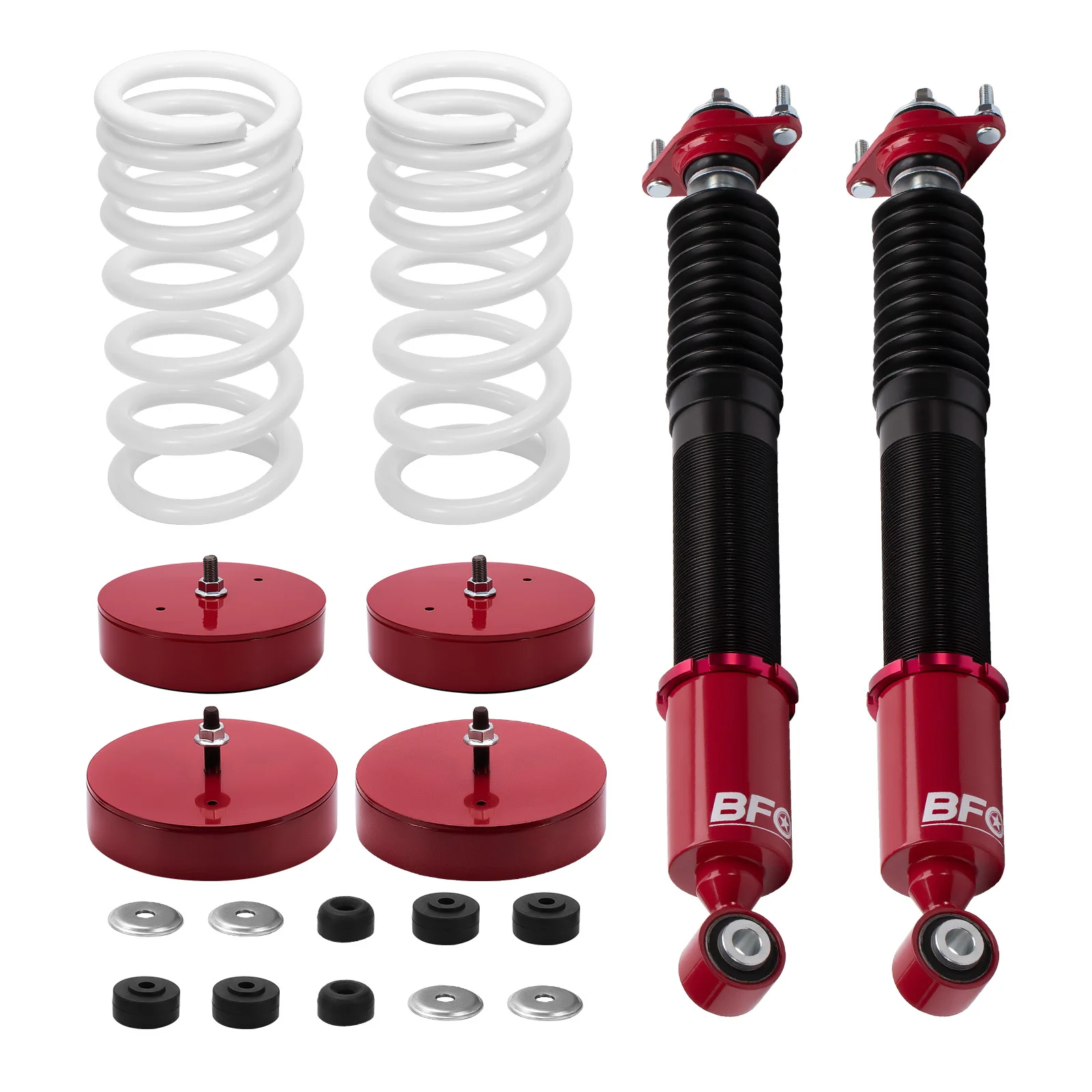 BFO Rear Complete Air to COILS Suspension STRUT for Lincoln Mark VIII 1993-1998 Coil Spring Conversion kit