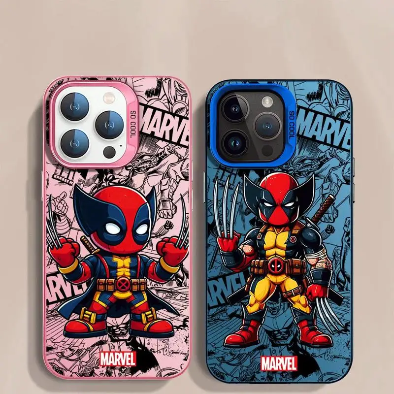 Marvel DeadPool Wolverine Phone Case for Realme 8i 9i 10 10 Pro 4G 5G 11 Pro 12 C15 C20 C21 C21Y C31 C35 C53 C55 Soft Cover