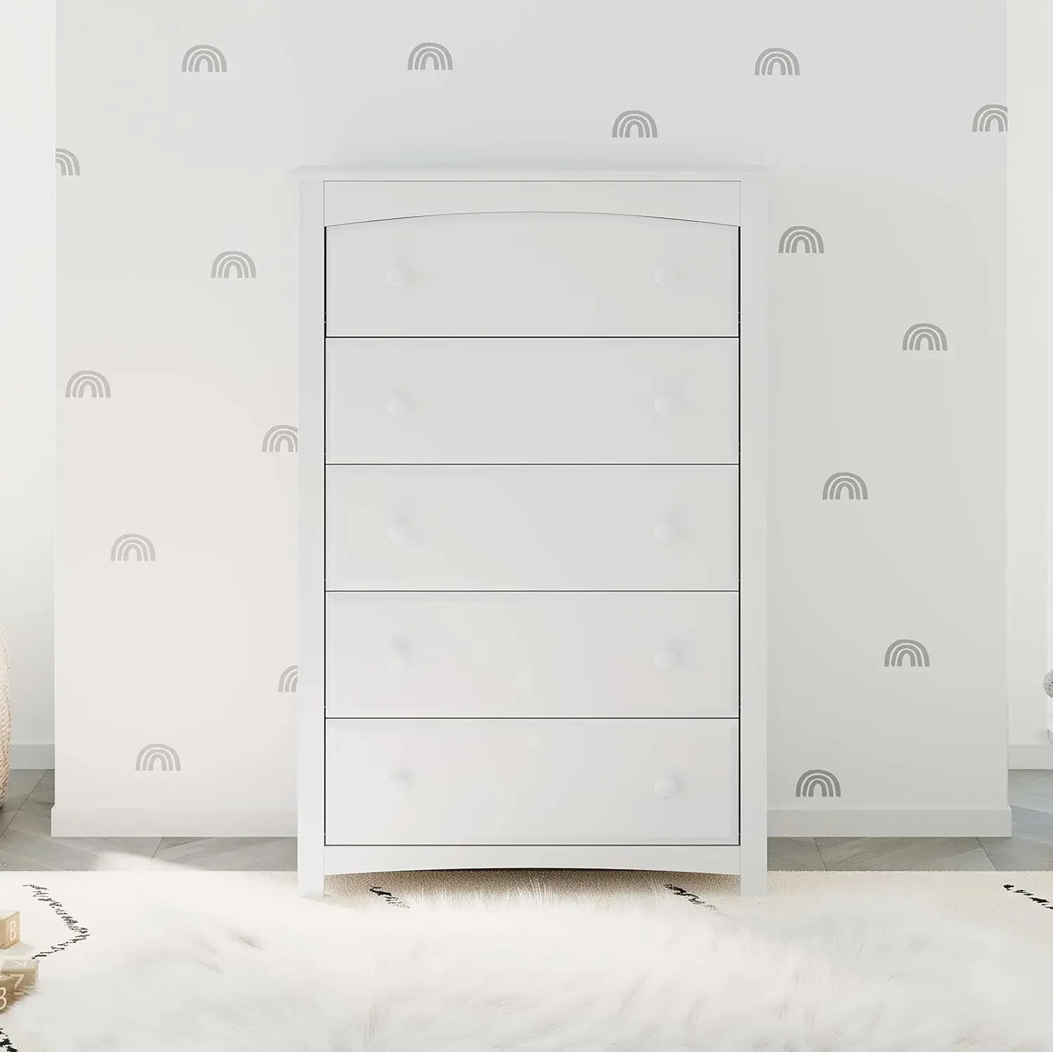 Storkraft-Kenton 5 MELCommode pour chambre d'enfant, évaluation de pépinière, poitrine de proximité wers avec