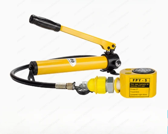 20T+CP-180 Ultra-thin Split Hydraulic Jack Electric Split Type Stroke 14mm 20t Lifting Tool Equipped With Hydraulic Pump CP-180