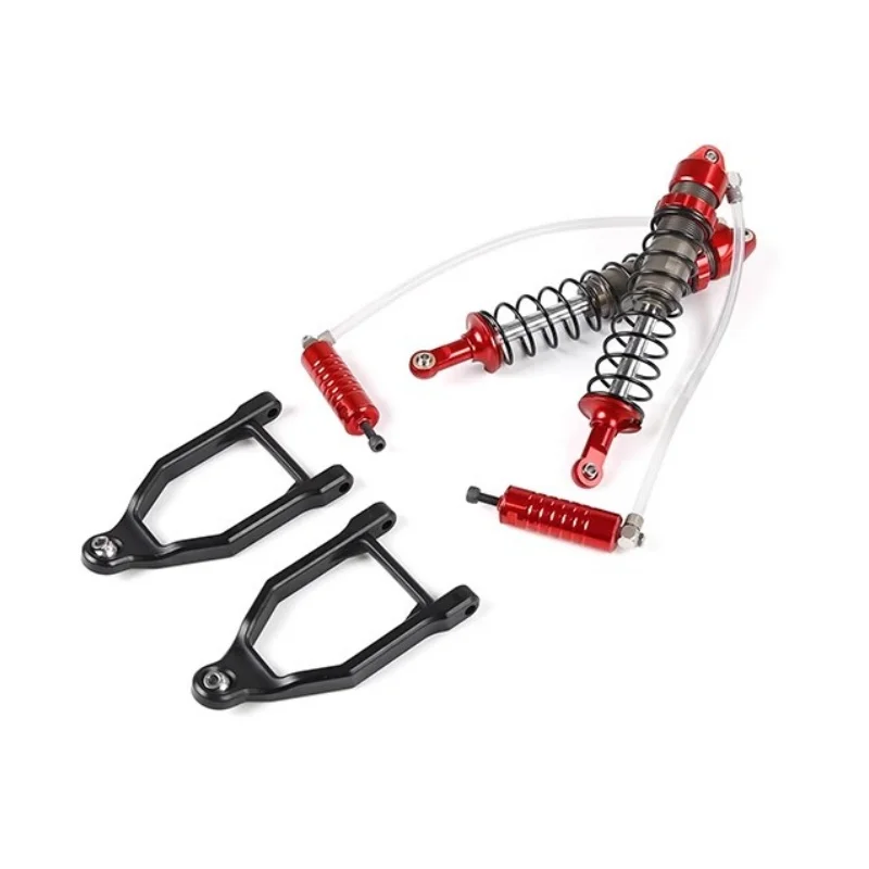 HD Baja MAX 5B 5T Aluminum Oversize Front Shocks 10mm Shaft and Shock Caps with Remote Reservoir