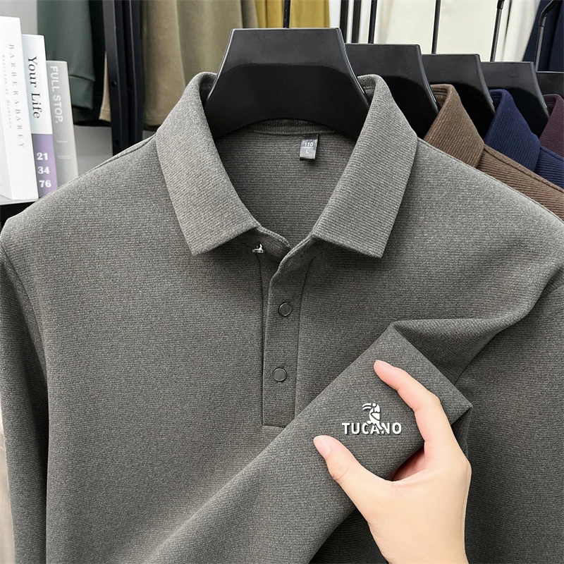 High End Brands Including Sheep Wool, Heavy Weight in Spring and Autumn, Light Luxury, Business and Leisure, Long Sleeves