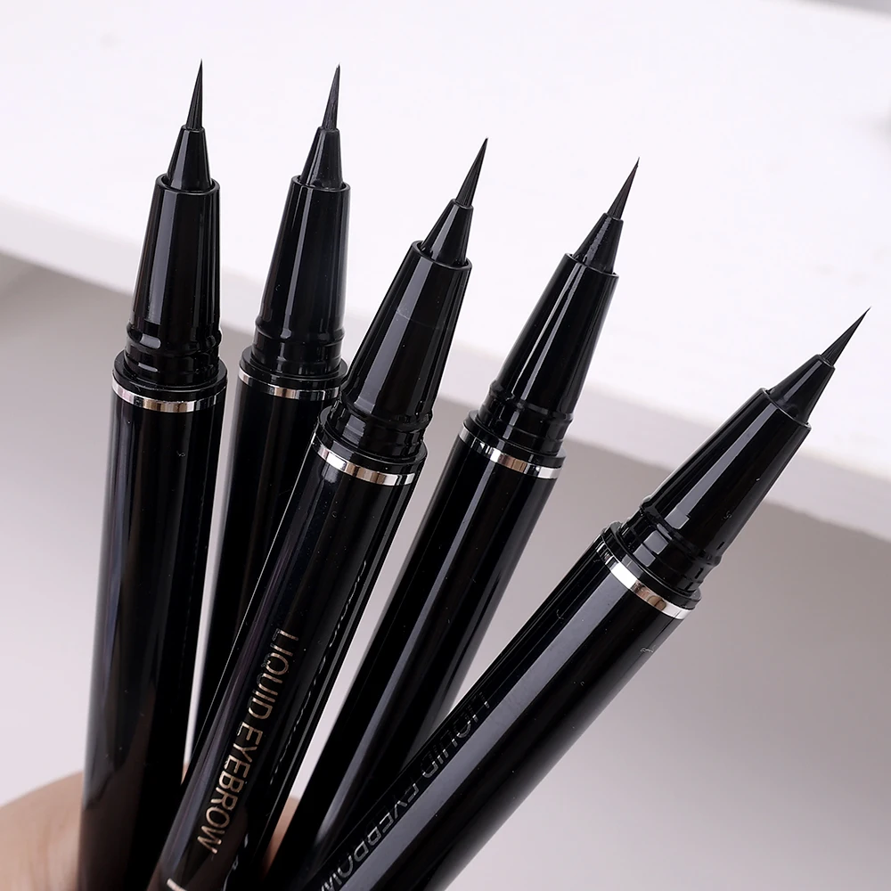 Multi-purpose Liquid Eyebrow Eyeline Pencil Waterproof Easy To Color Ultra Fine Eyeliner Lying Silkworm Pen Eyes Makeup Cosmetic