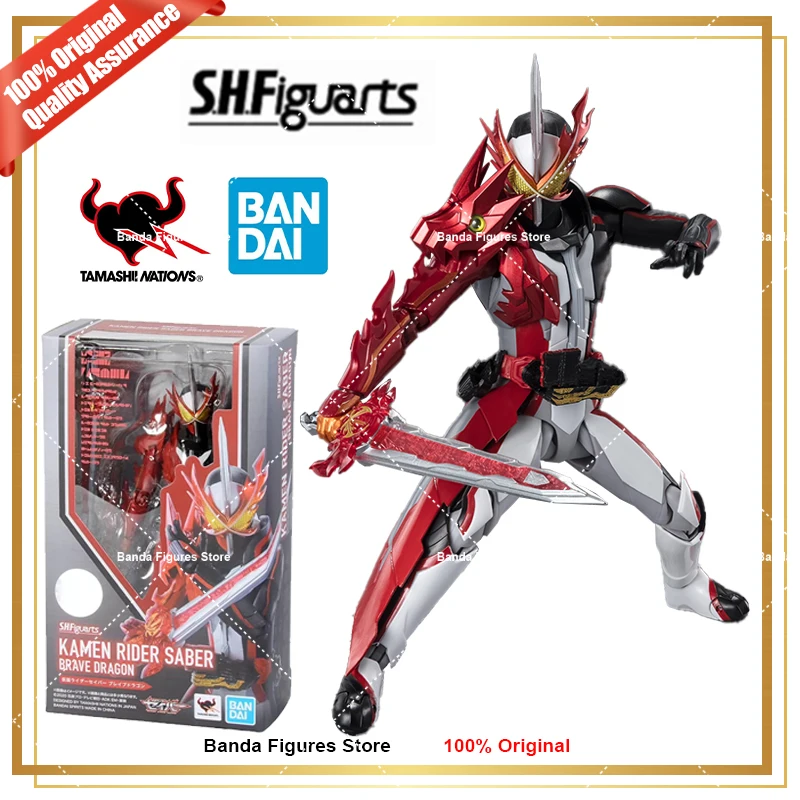 

Фигурка Bandai S.H. Фигуртс SHf KAMEN RIDER SABER Brave Dragon, металлический цвет, искусственная аниме, коллекционная фигурка, модель, игрушка