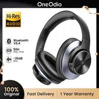 Oneodio A10 ANC Bluetooth Headphones Audio Hi-Res Over Ear Wireless Headset With 5 Microphones USB C Fast Charge Hybrid Earphone