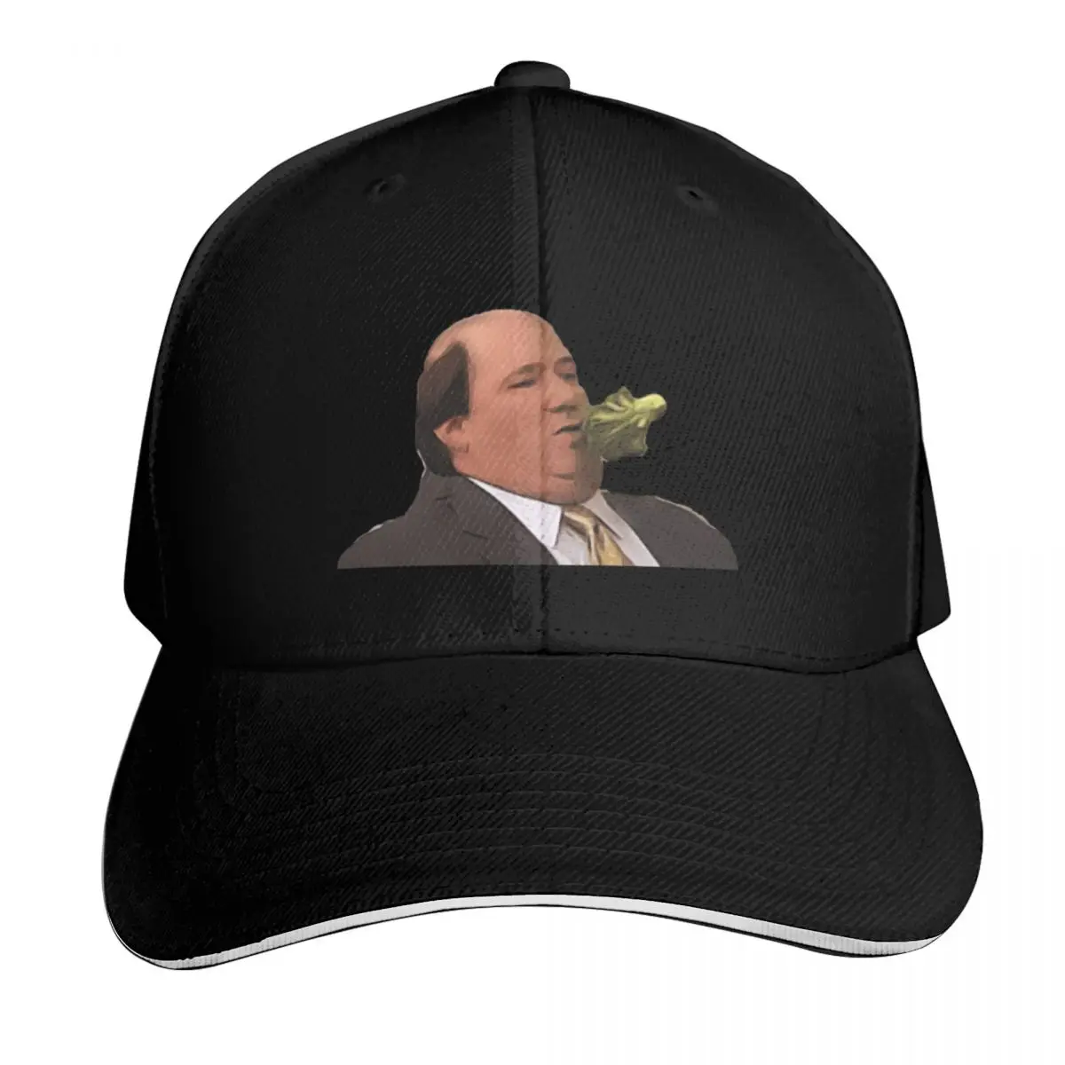 Kevin and broccoli, The Office, Funny Kevin Malone Scene, Digital artwork, pop art, digital drawing, cartoon art, f Baseball Cap