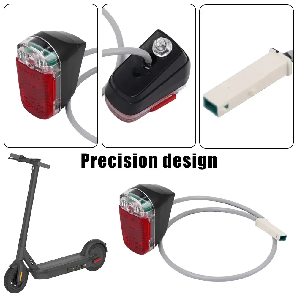 Safety Warning Brake Light Electric Scooter Accessories Waterproof Rear Taillight for Ninebot G30D Night Riding Lamp Parts