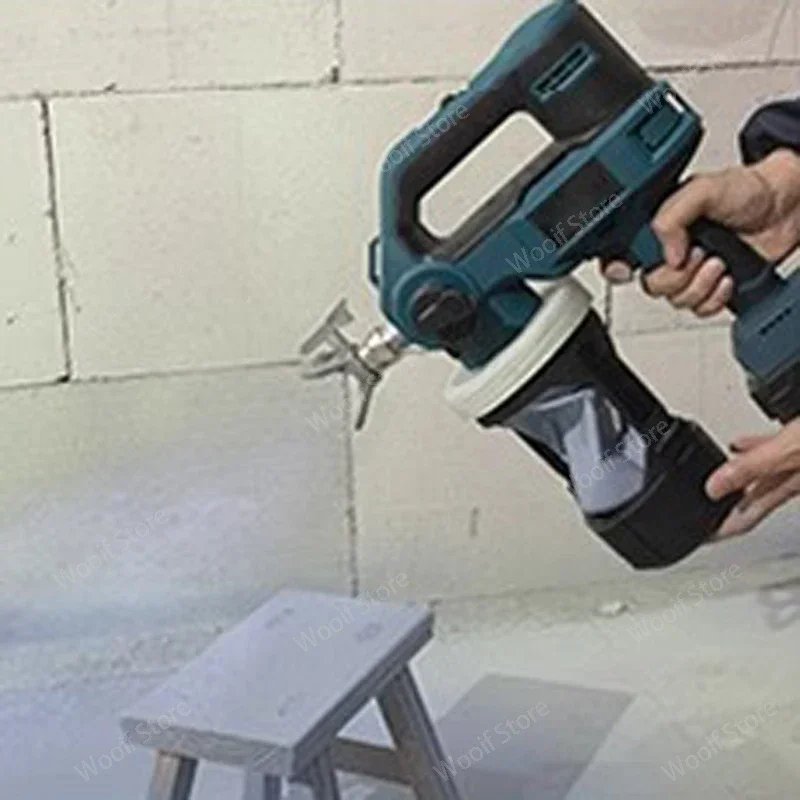 1000 ml elektrische Spritzpistole Lithium elektrische wiederaufladbare kabellose Hochdruck-Airless-Spritzgerät Farbwerkzeug