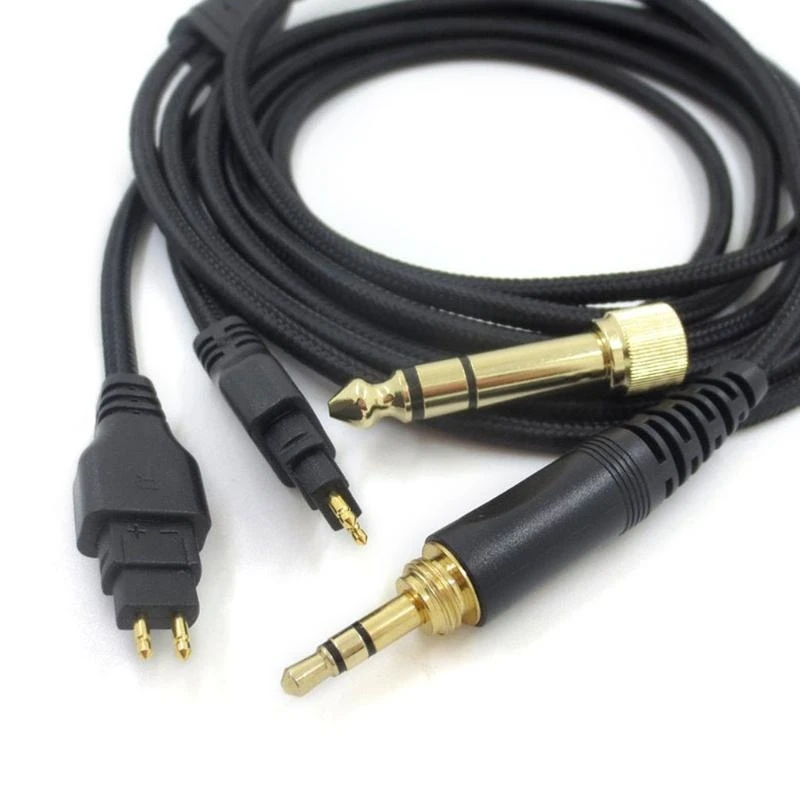 Repair 3.5/6.35mm Earphone Cable Upgrade Cable for Sennheiser-HD580 HD600 HD650 HD660S Replacement Cable - Image 4