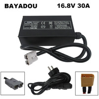 16.8V 30A Fast Charger 14.4V 30A Li-ion Chargers For 4S 14.8V 100AH 200AH 300AH Lithium Energy Storage RV UPS Battery SB50 XT90