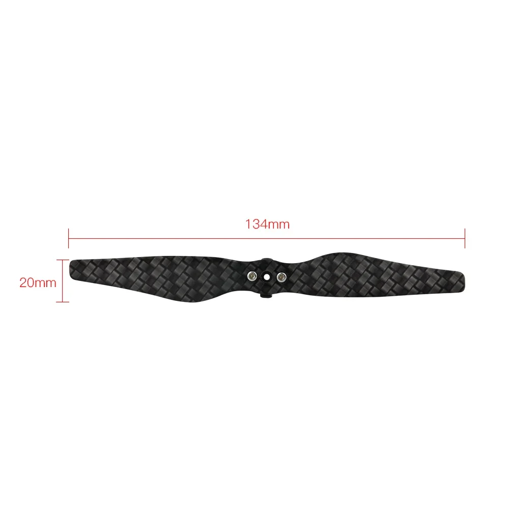 2 Pairs/Set Mavic Drone Udara Penuh Carbon Fiber Propeller Untuk DJI Bagian Aksesoris 5332 S Propeller Blades