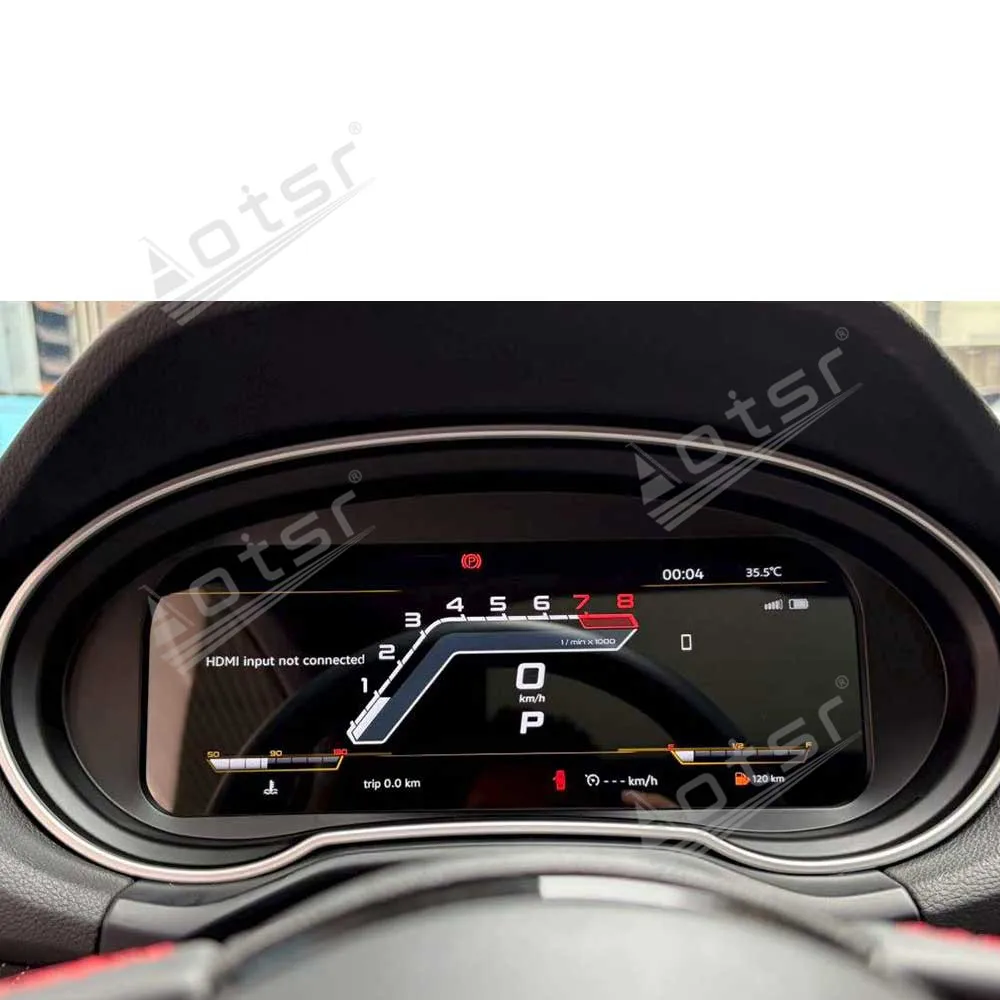 For Audi Q2 2016~2023 Carplay Virtual Cockpit Speed Meter LCD Digital Cluster Instrument Panel Car Multimedia Dashboard
