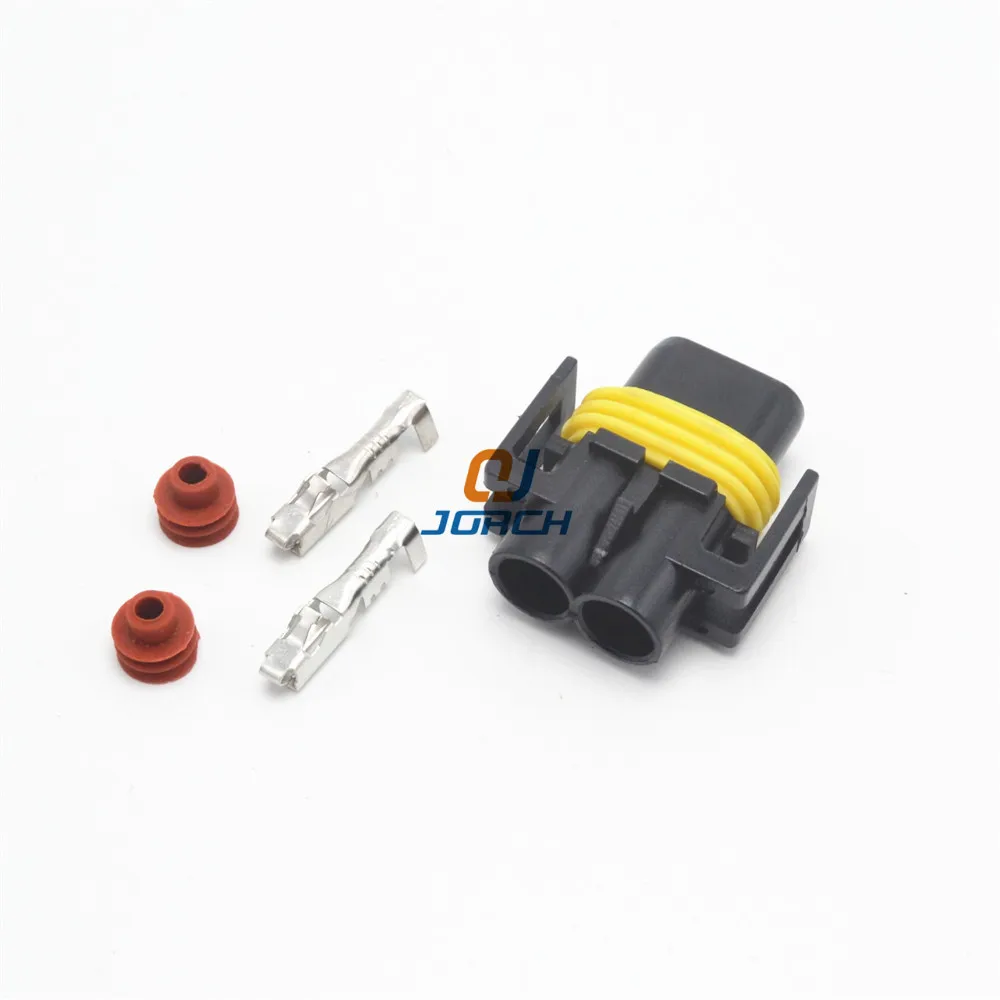 10 Sets 2 Pin Auto 880 Socket Female Sealed Female Pigtail Connector Fog Lamp Light H11 H8 H9 Lamp Socket 12124819